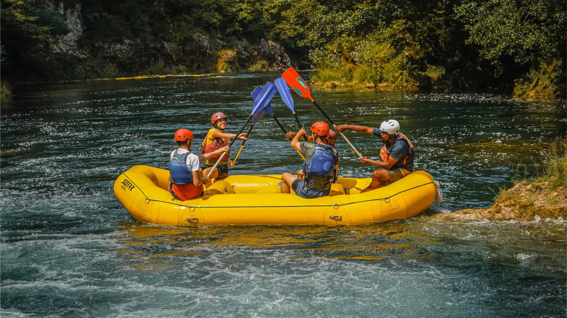 Whitewater Rafting Una River 1
