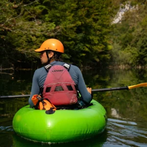 Person in Packraft on Mreznica River